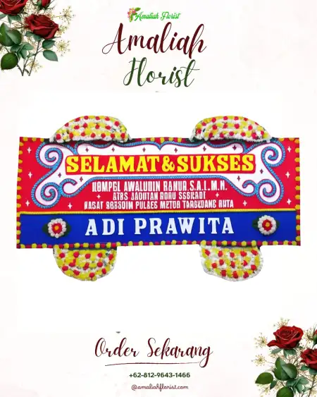 Papan Bunga Ucapan Selamat Sukajati